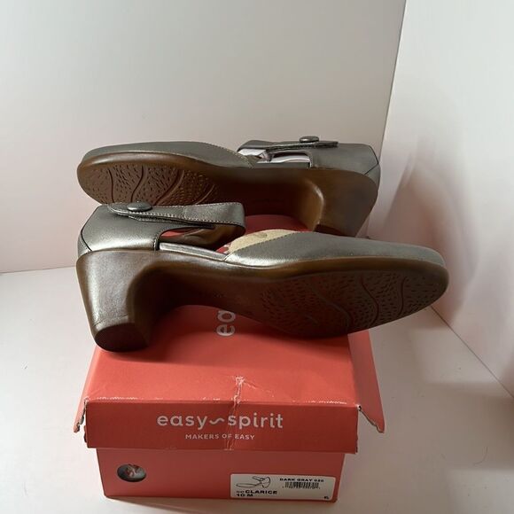 Spirit Clarice Dark Gray Mary Jane Heels size 10 M - Picture 4 of 5